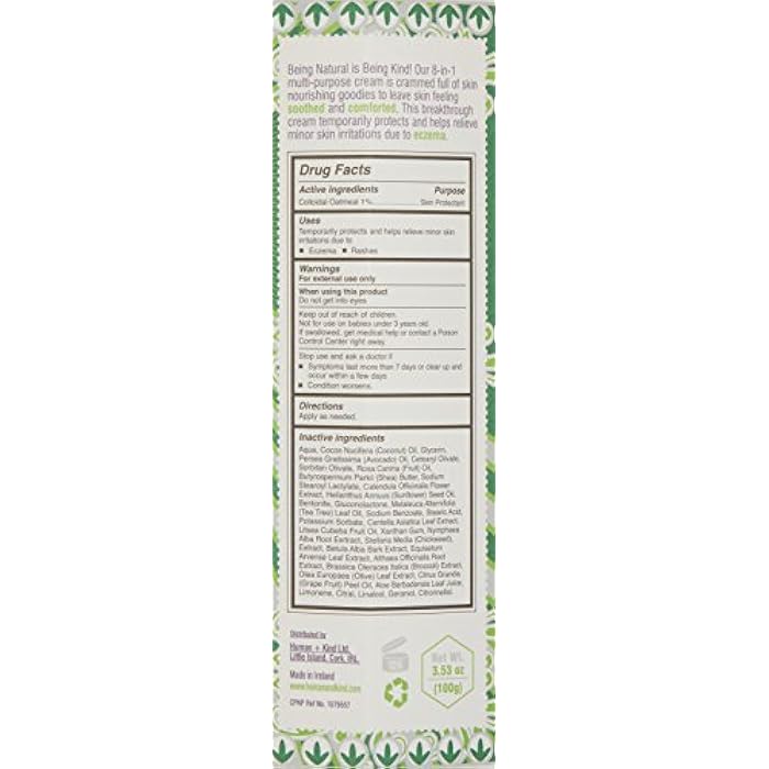 human kind Human + Kind Family Remedy Cream, Multi-Purpose Cream for Eczema, Psoriasis, Dry and Sensitive Skin, Insect Bites, 3.53 Ounce - Image 3