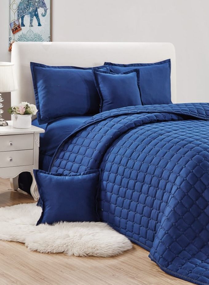 مون طقم لحاف مبطن مضغوط مكون من 6 قطع - Image 3