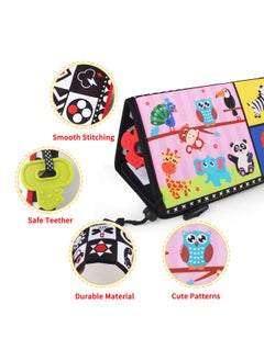 Generic Hah Mirror Cloth Book Baby Mirror Cloth Book Four-fold Mirror Double-sided Mirror Foldable Hah Mirror Toy Pendant-Specifications:LT6929-2 (opp Bag)  - Image 5