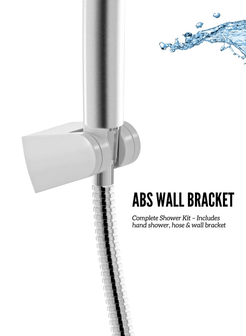 MAAT Hand Shower Set | Deluxe Silver Grey | Premium Turkish Shower Head | Stylish & Durable | Efficient Water Flow - Image 4