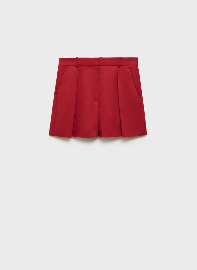 MANGO Linen-blend suit bermuda shorts - Image 5