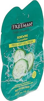 Freeman Feeling Beautiful Renewing Cucumber Peel Off Gel Mask 15ml - Image 3
