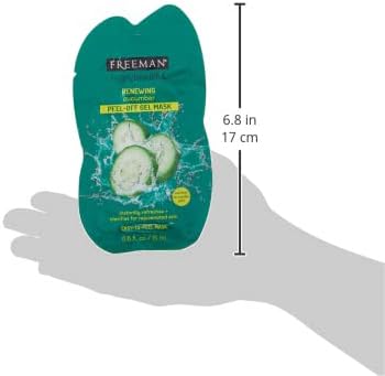 Freeman Feeling Beautiful Renewing Cucumber Peel Off Gel Mask 15ml - Image 5