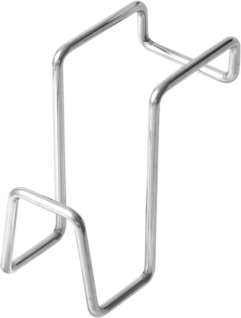 Sink Sponge Holder - 20cm Stainless Steel Double-Sink Rack, Hangable Kitchen Organizer, Space-Saving Basket | Rustproof Drying For Soap Brushes Towels Scrubbers Dish Sponges - Image 1