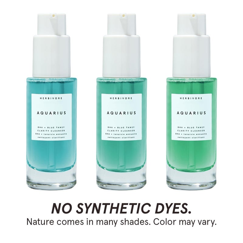 HERBIVORE Blue Besties Duo â€“ 2-Step Treatment for Acne-Prone Skin, Aquarius Cleanser (50 mL) & Blue Wave Serum (10 mL), Plant-Based, Vegan, Cruelty-Free - Image 5
