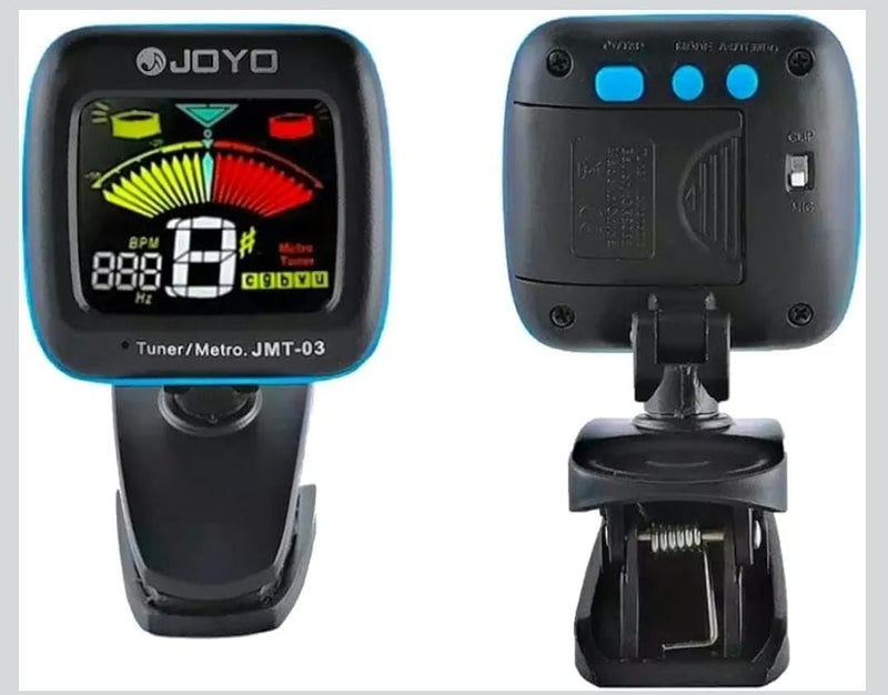 JOYO JMT-03 Clip-on Tuner and Metronome with Color Display for Guitar, Bass, Violin, Ukulele - Image 5