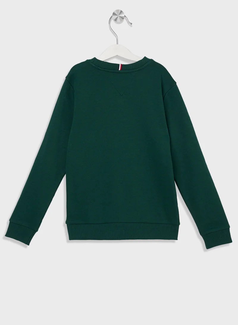 تومي هيلفيغر Youth Logo Sweatshirt