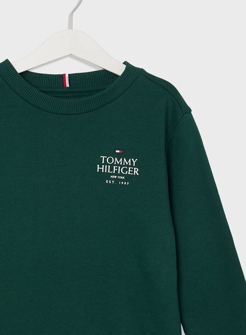 تومي هيلفيغر Youth Logo Sweatshirt