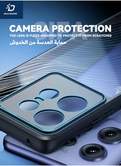 دوكس دوتشيز حافظة Motorola Edge 50 Pro مع حبل قصير، غطاء خلفي نحيف مضاد للسقوط ومقاوم للصدمات من الدرجة العسكرية، [ملمس متجمد] [شهادة SGS مقاومة للسقوط] [ملمس انسيابي] حافظة لهاتف Motorola Edge 50 Pro 5G  - Image 4
