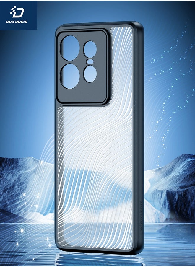 DUX DUCIS - Motorola Edge 50 Pro Case with Lanyard, Military Grade Anti-Drop Slim Shockproof Frosted Back Cover, [Frosted Feel][SGS Dropproof Certification][Streamline Texture] Case for Motorola Edge 50 Pro 5G - Image 1