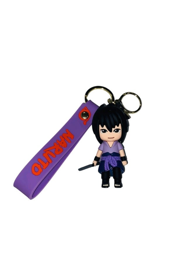 Generic Figure Keychain with Silicone Strap – Premium Collectible Character Keyring for Bags, Backpacks, Keys & Accessories, Stylish Keychain for Kids, Men, and Women 