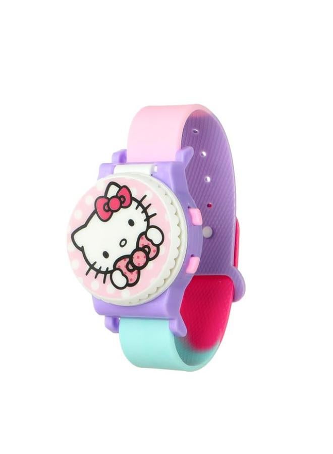 Hello Kitty Hand Digital Watch With Cartoon Shape For Kids