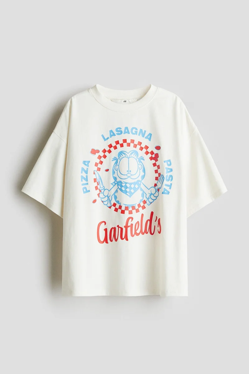 H&M Printed cotton T-shirt
