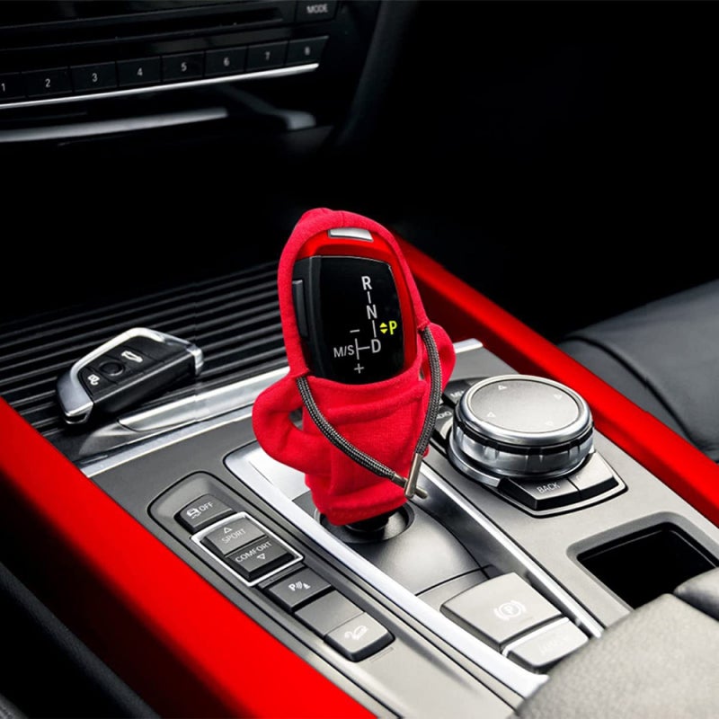 Gear Shift Cover 4.7 Inch Blue Plush Material - Stylish Design Car Accessories for Auto Interior All Seasons Vehicle Protection Gift Recipients - Image 5