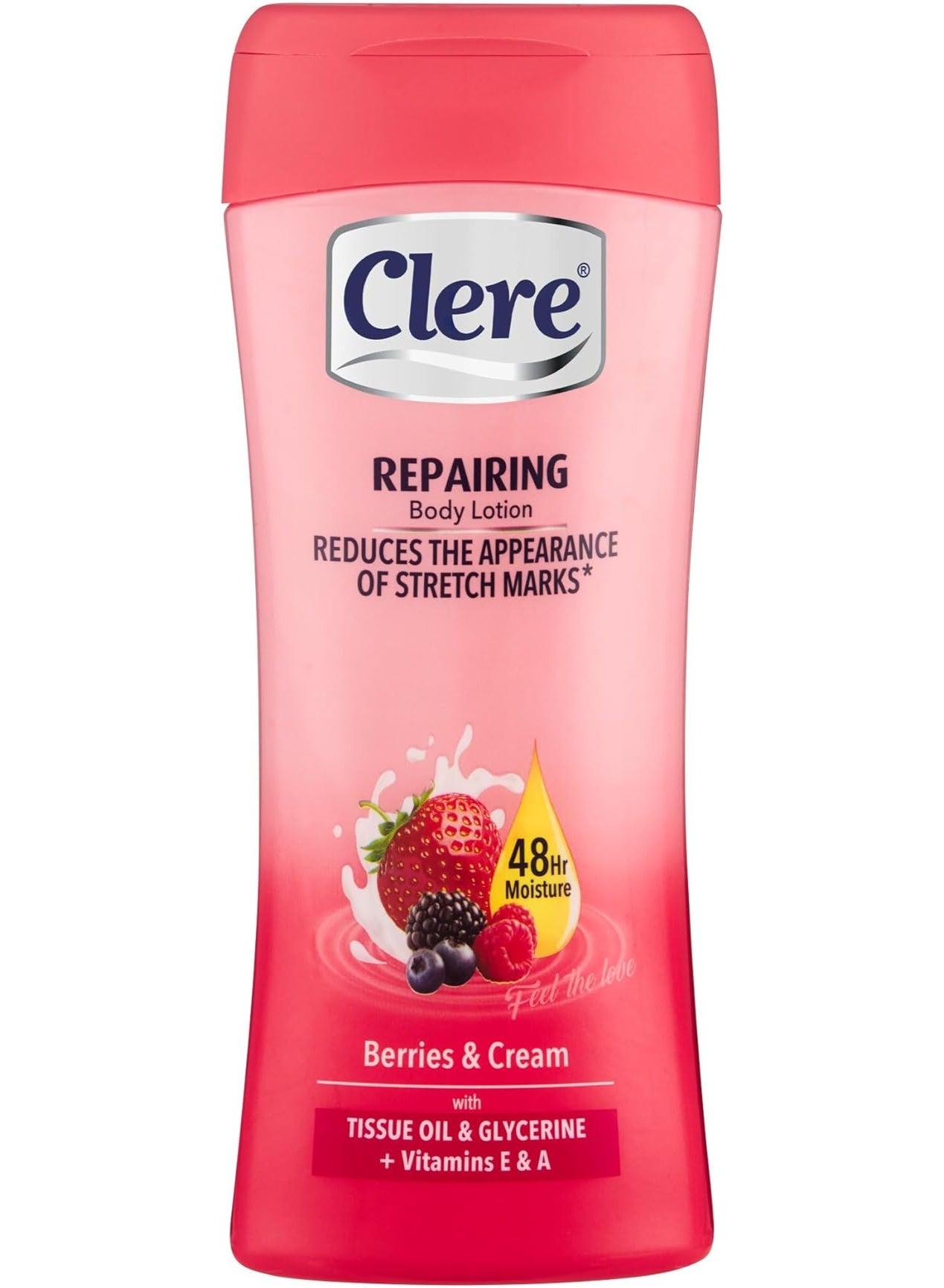 Clere Body Lotion Berries And Cream 400 ml