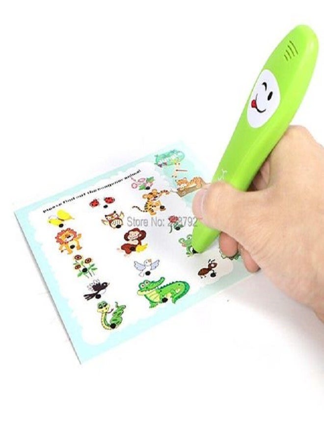 ماركة غير محددة - Smart Logic Reading Y ~Pen Learning Toys With 12pcs 2 ~Side Learning Cards 120 Knowledge Point Early Interesting Educational Toys - Image 1
