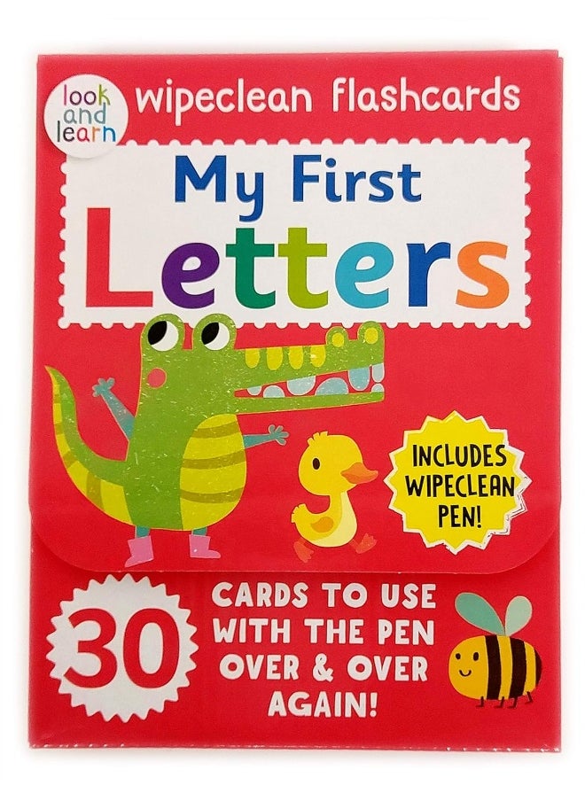 null - My First Letters - Wipeclean Flashcards - Image 1