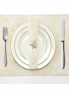 Excefore 8-Piece Set Napkin Ring Table Setting Suitable  - Image 2