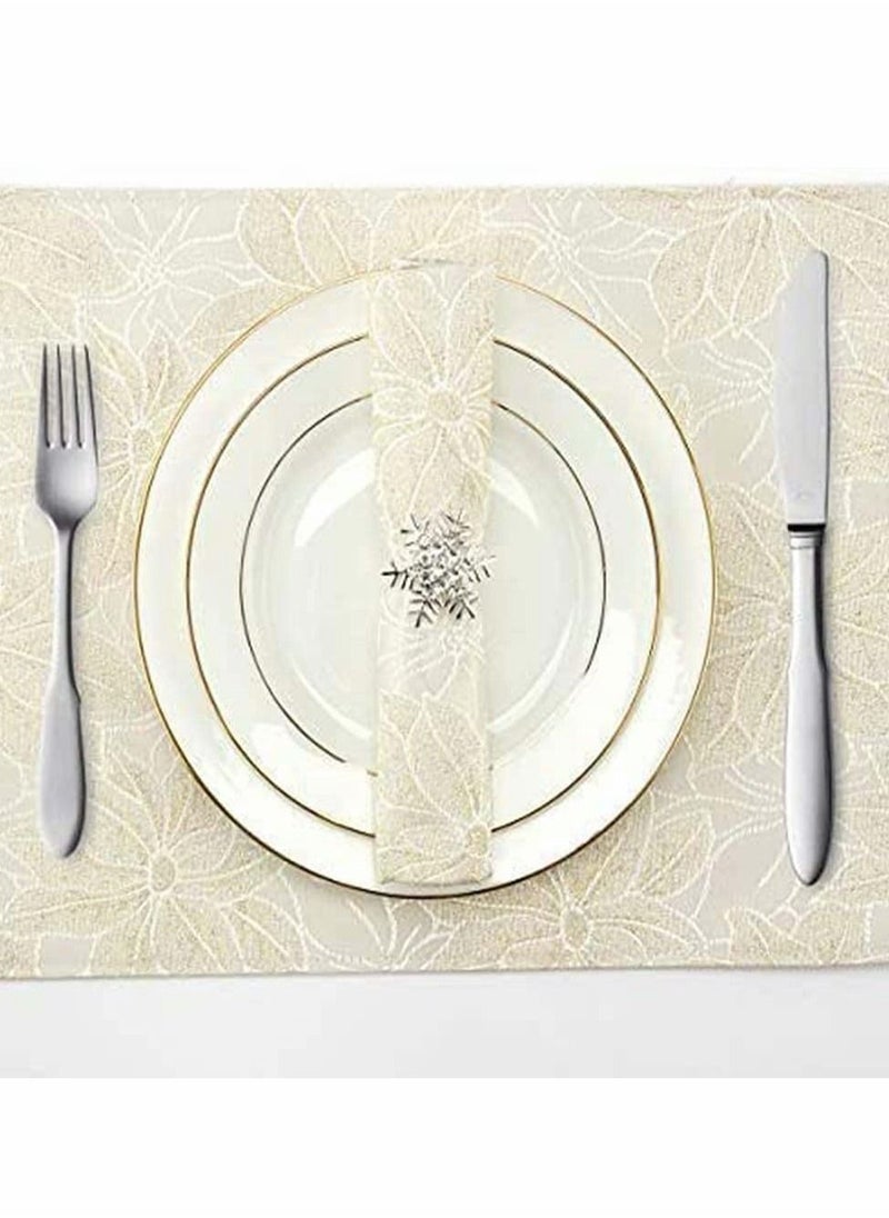 Excefore - 8-Piece Set Napkin Ring Table Setting Suitable - Image 1