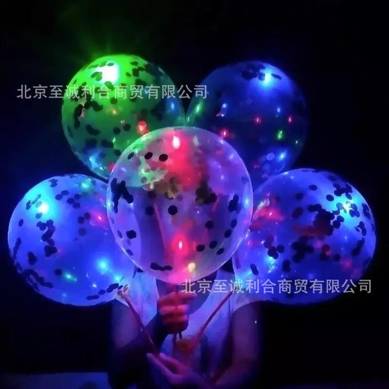 Magic Bubble Sequin Balloon Children'S Kindergarten Micro Business Line Drainage Powder Suction Push Sweep Code Activity Small Gift - Image 1