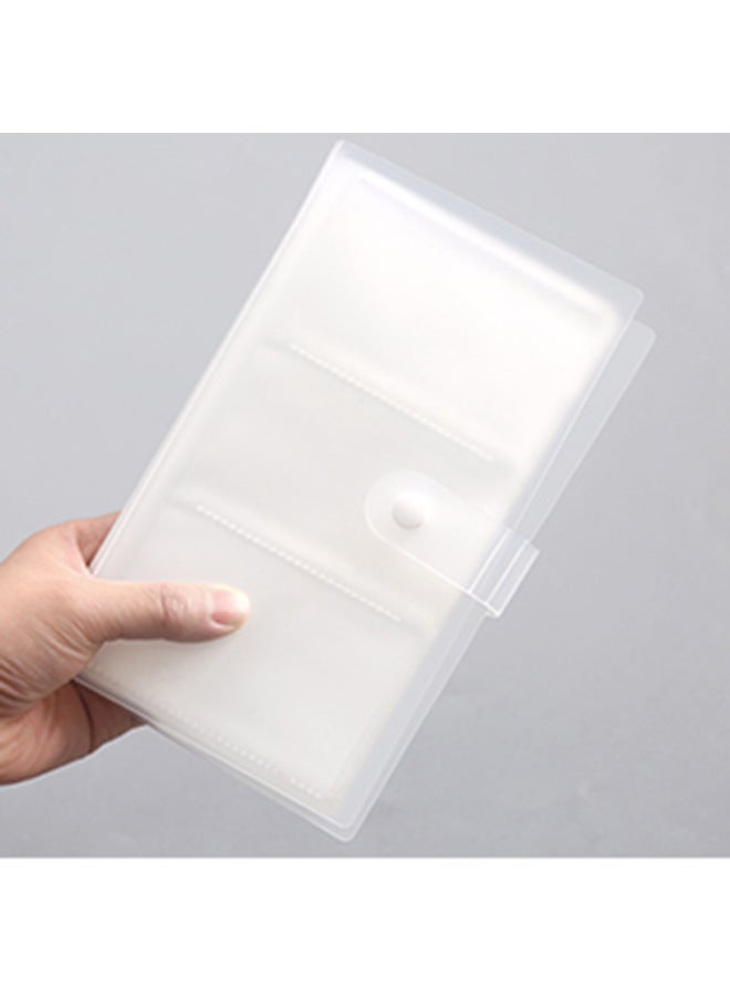 Bock Buckle Business Card Photo Album, Photo Star Chasing Card Bag, Business Card Holder, Ticket Collection Card Storage - Image 1