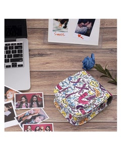 Excefore for Fujifilm Instax Protective Case, PU Leather Instax Camera Compact Case for Fujifilm Instax Mini 11/9/8/8+, Instant Film Camera (Graffiti)  - Image 4