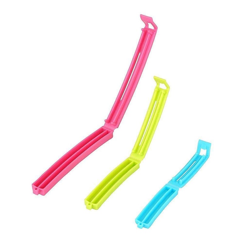 Pacificdeals Pacificdeals 18 Pieces Air Tight Plastic Sealer Bag Clips Vaccuum Sealing Clips Heavy Duty Multipurpose Clamps Pouch Kitchen Clip Sealer 3 Different Sizes Multicolor - Image 2