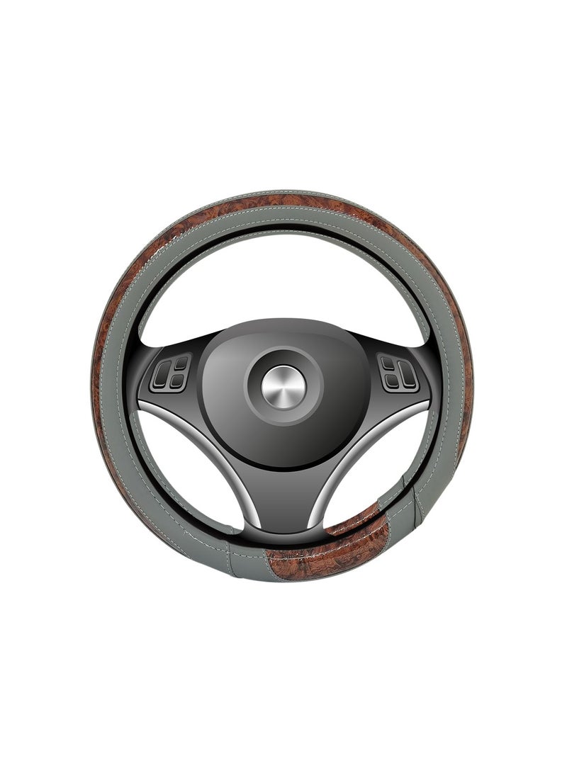 3XR Car Steering Cover Good Grip Dual Tone Steering Wheel Cover Decoration For Universal Cars 3XR-H3144 - Image 4