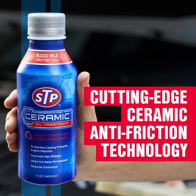 STP Ceramic Oil Treatment, Protective Coating and Anti-Friction Technology, 15 Oz (19387) - Image 2