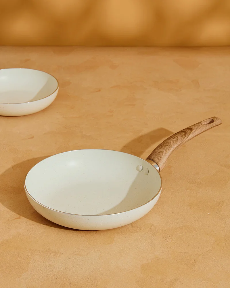REDTAG Beige Aluminum Non Stick Fry Pan (22Cm)
