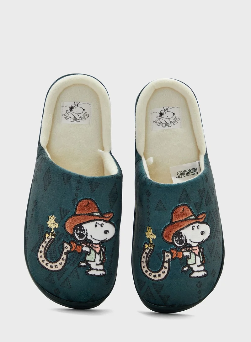 ومن سيكريت Fur Detailed Slip Ons