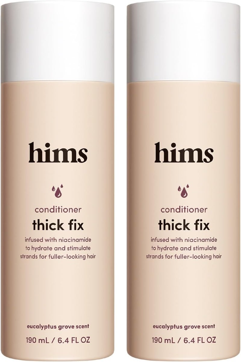 HIMS & HERS hims Thick Fix Thickening Conditioner Eucalyptus Grove 2 Pack 64 Fl Oz - Image 1