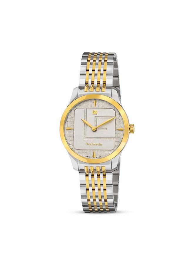 Guy Laroche Maxime 29mm Women's Analog Swiss Watch with Silver-Gold Stainless Steel Bracelet  - Image 1