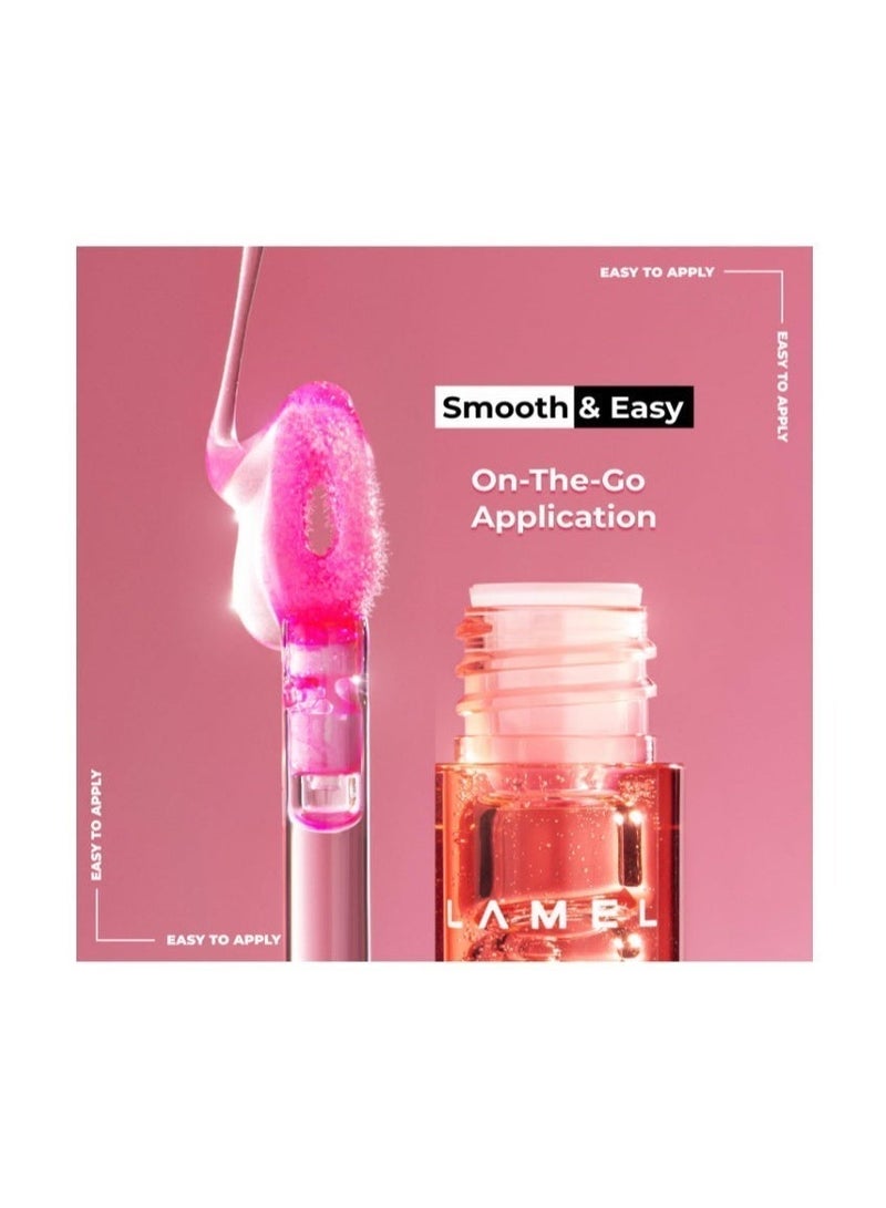LAMEL All in One Lip Tinted Plumping Oil №404 Berry ICE - Image 3