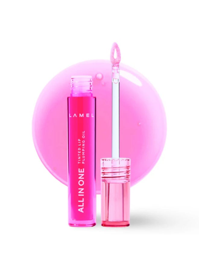 LAMEL All in One Lip Tinted Plumping Oil №404 Berry ICE - Image 1