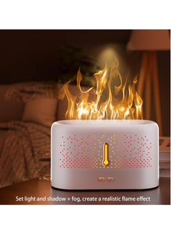 Mi VAZA Essential Oil Diffuser, Convenient Flame Effect USB Mist Air Humidifier, Durable Long Lasting Aromatherapy Diffuser, Portable Color Changing Room Diffusers For Home Office, (White 3)  - Image 2