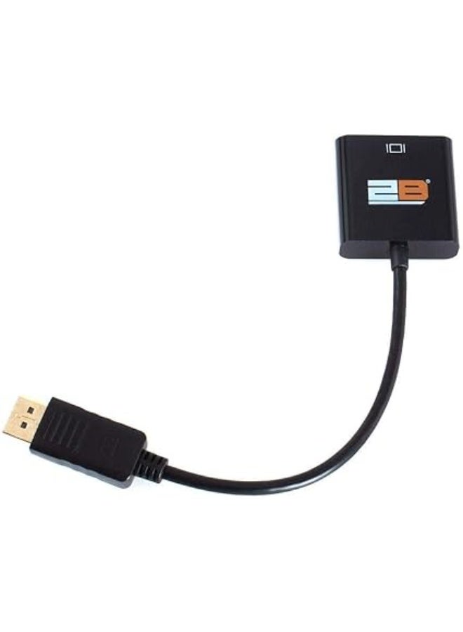 2B (DC138) - Connecting Solution Display Port Cable to VGA - Black - Image 2