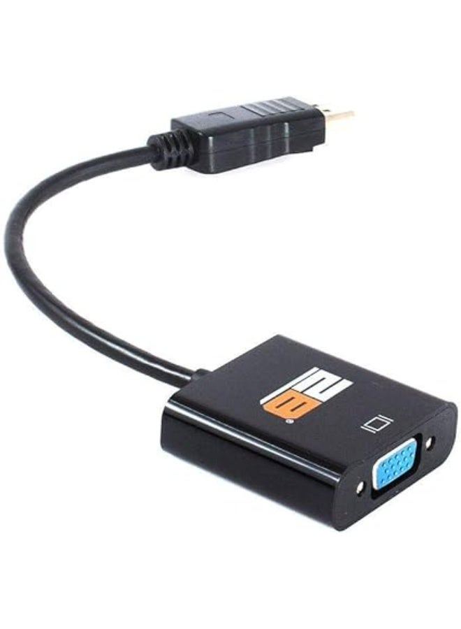 2B (DC138) - Connecting Solution Display Port Cable to VGA - Black - Image 1