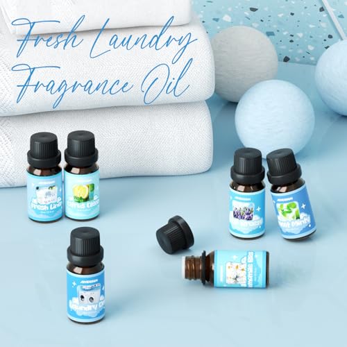 ARVIDSSON Laundry Collection Essential Oil Set, ARVIDSSON Natural Clean Fragrance Oil for Diffuser, Aromatherapy Oil Gift Set Includes Fresh Linen, Citrus Clean, Chamomile Bliss, Crisp Breeze, Minty - Image 5