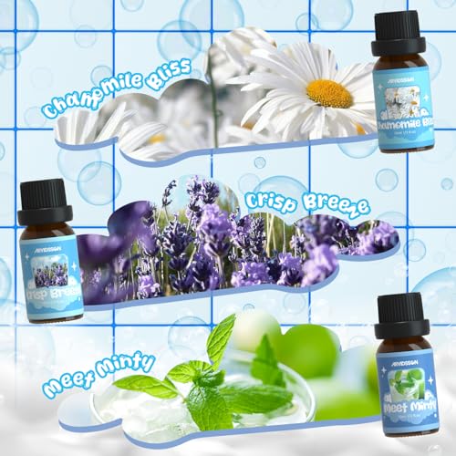 ARVIDSSON Laundry Collection Essential Oil Set, ARVIDSSON Natural Clean Fragrance Oil for Diffuser, Aromatherapy Oil Gift Set Includes Fresh Linen, Citrus Clean, Chamomile Bliss, Crisp Breeze, Minty - Image 4