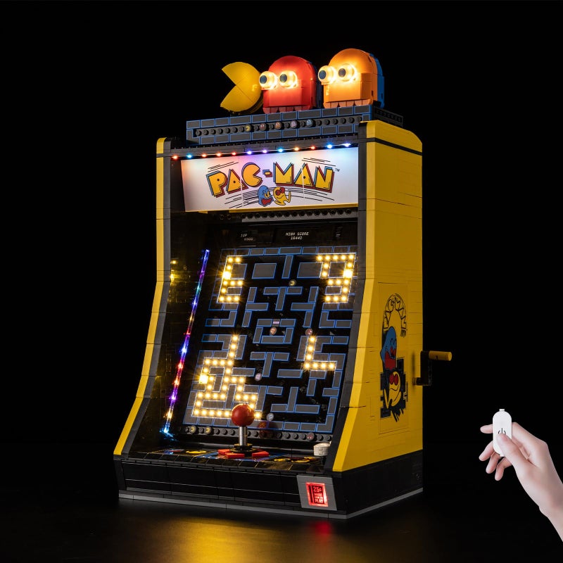 BrickSoul Upgrade Light Kit for Lego 10323 PACMan Arcade Building Set with ONOff Dimmer Switch Hidden Cable Tech Easy Install Lighting Set 10323 Set NOT Included - Image 3