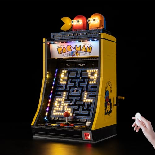 BrickSoul Upgrade Light Kit for Lego 10323 PACMan Arcade Building Set with ONOff Dimmer Switch Hidden Cable Tech Easy Install Lighting Set 10323 Set NOT Included - Image 1