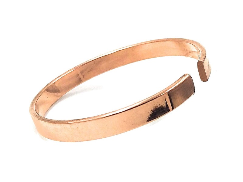 SHINDE EXPORTS Pure Copper Adjustable Kada Bracelet for Men & Women. - Image 1