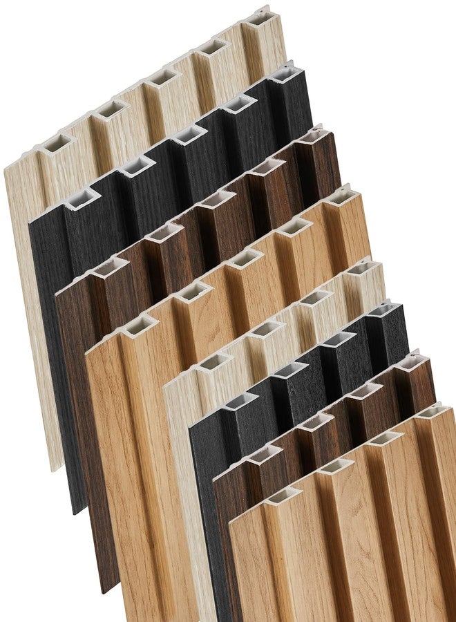 LarWorks Samples 8 Pack 6" x 6" WPC Slat Wall Panels High Grille - Image 3