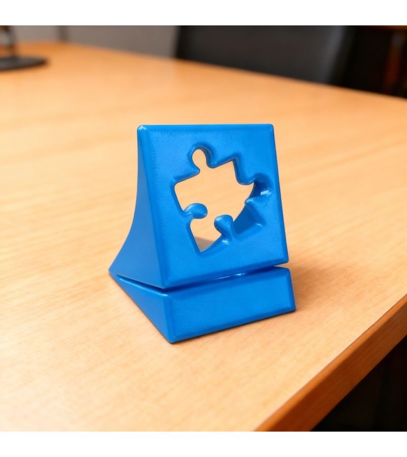 White Multi Functional Puzzle Box Stand Durable Plastic Holder for Displaying Puzzles and Posters Ideal for All Enthusiasts - Image 1