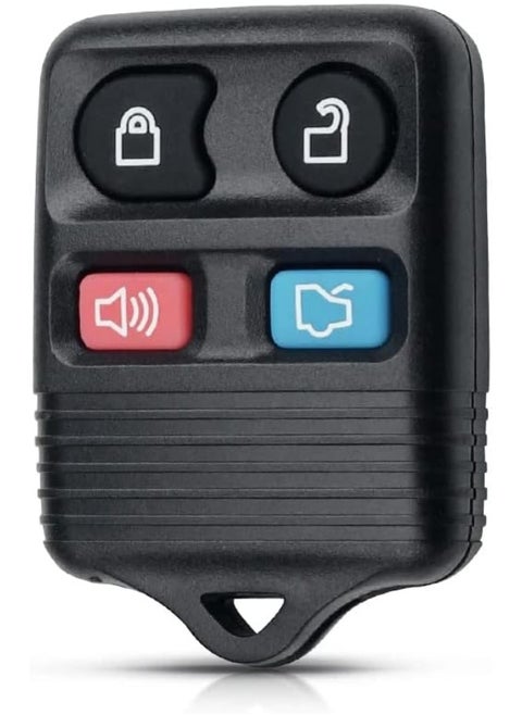 4 Buttons Replacement Remote Key Shell Fob Case for Ford, Mazda, Mercury, Lincoln, Keyless Entry Remote Control Cover