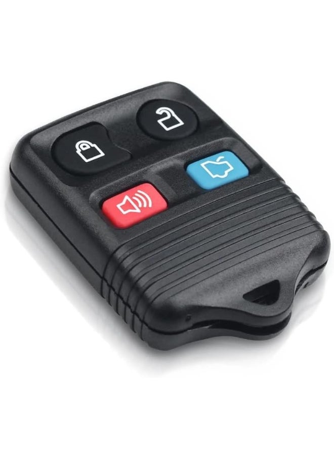 4 Buttons Replacement Remote Key Shell Fob Case for Ford, Mazda, Mercury, Lincoln, Keyless Entry Remote Control Cover