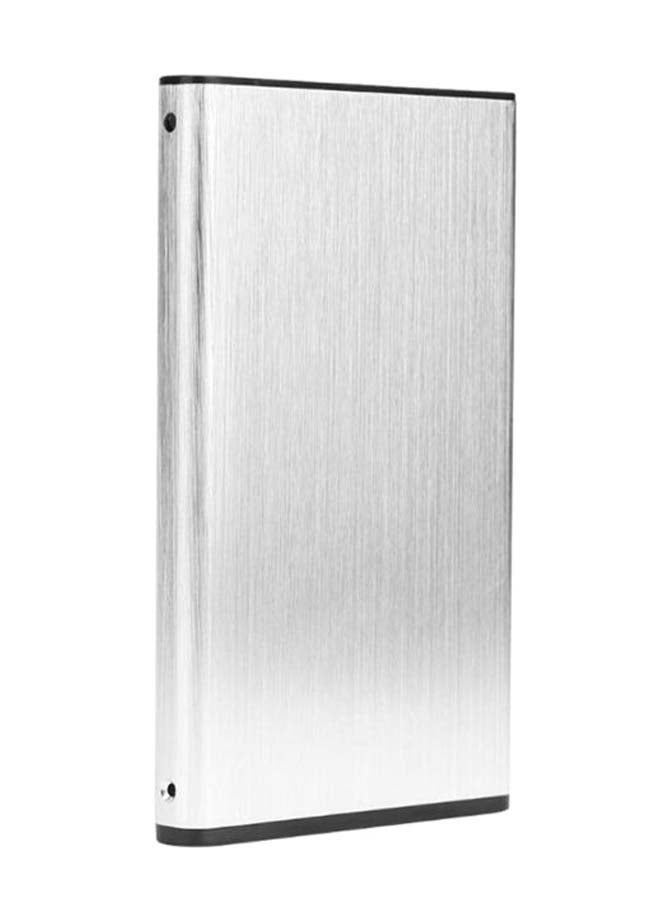 صندوق محرك صلب بمنفذ USB 3.0 فضي - Image 1