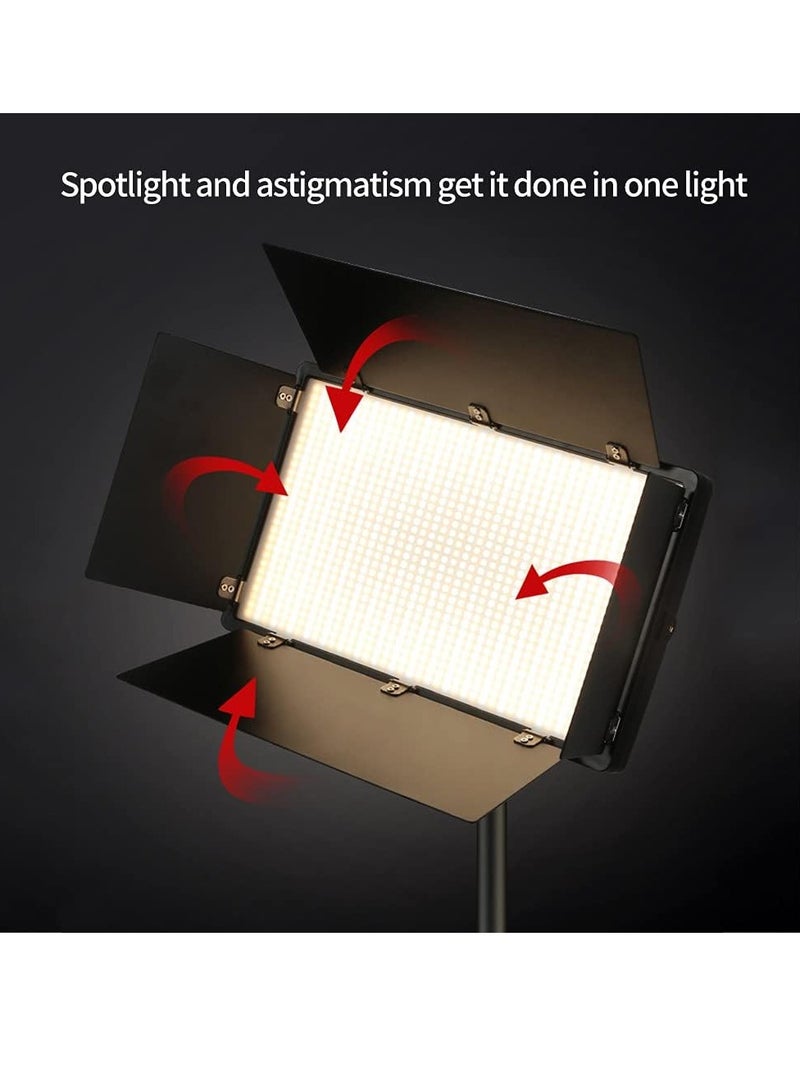 MIGOFAST PRO LED light 800 light kit, rechargeable and plug powered video camera light, 3200K-5600K video camera light, rechargeable and plug powered video conference Light Live - Image 2