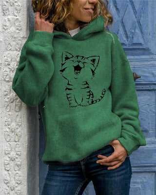 green hooded